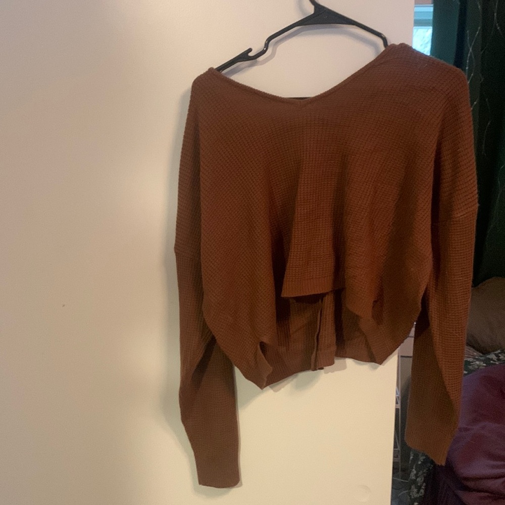 cropped sweater